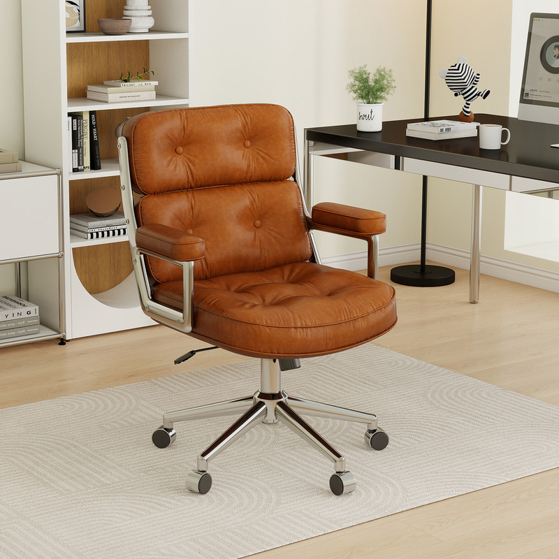 Robbin swivel chair, Alefye computer chair, home chair, mid-century style chair with backrest, adjustable ergonomic office chair Robbin swivel chair, Alefye computer chair, home chair, mid-century style chair with backrest, adjustable ergonomic office chair