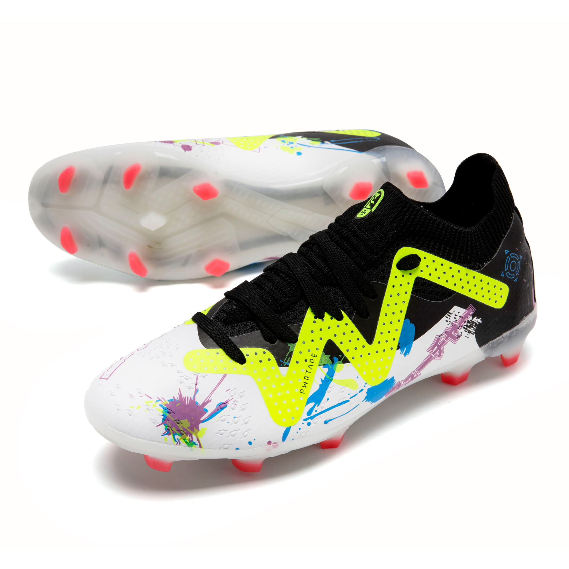 Pavo largo-verde fluorescente