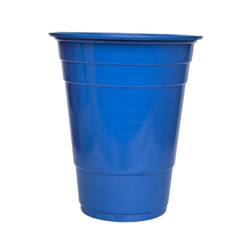 Vaso de dos colores de 16 oz para fiestas, vaso desechable para beer pong, vaso hawaiano para fiestas, superventas transfronterizo con logo.