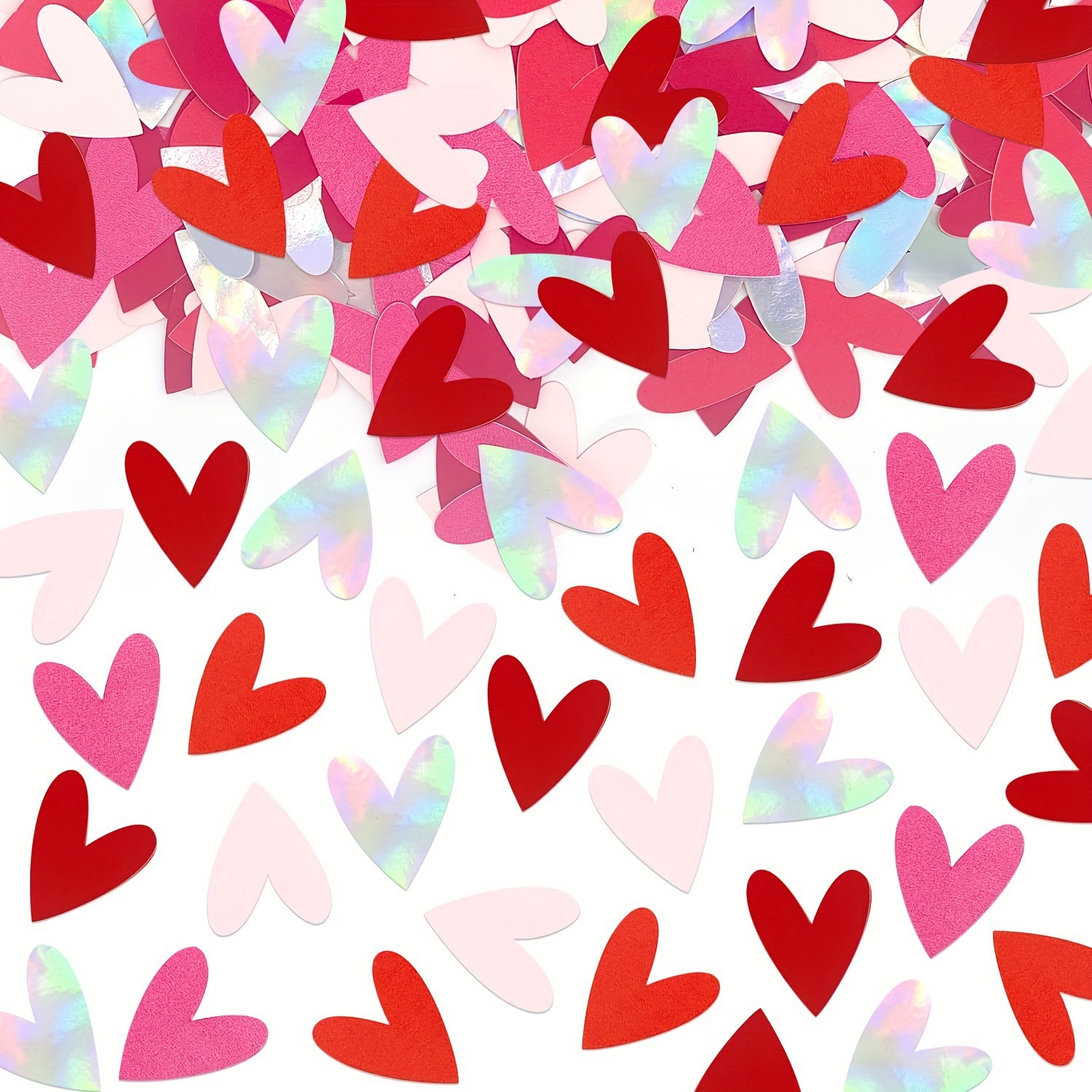 Pink Heart Confetti Party Supplies Decoration Finished Valentine's Day Wedding Heart Desktop Confetti
