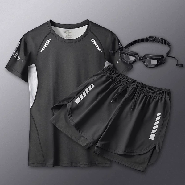 Set, swimwear, waterproof trousers, 3 piece set