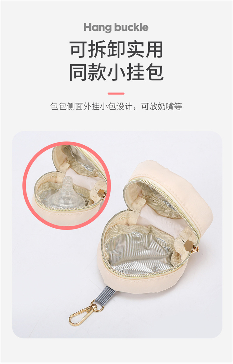 New fashionable and multi-functional mom bag, large-capacity mother and baby bag, travel backpack, single-shoulder bag, handbag undefined