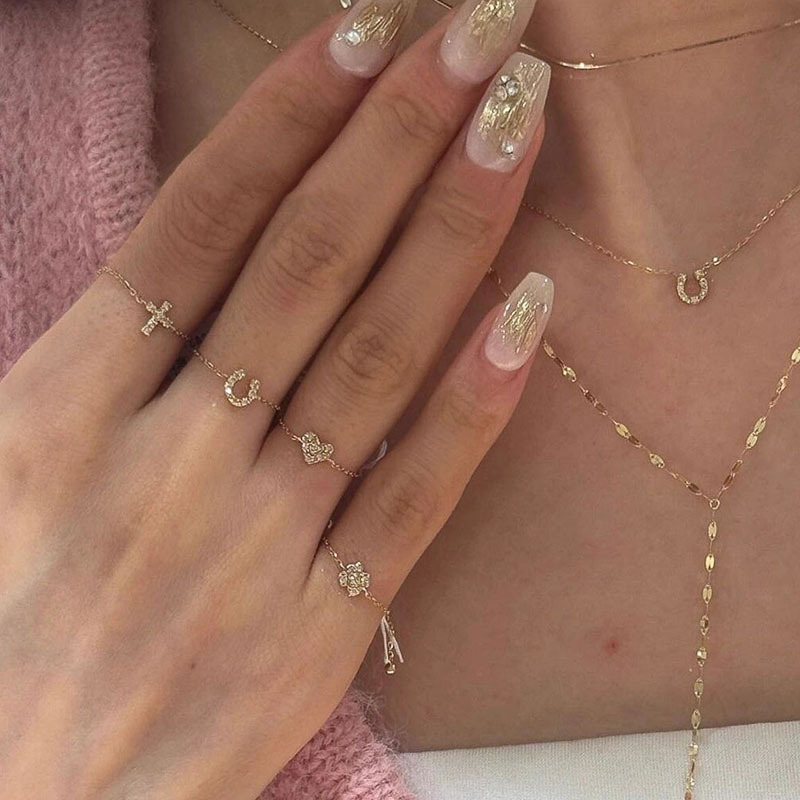 Minimalist Stackable Ring Set With Cubic Zirconia For Women_voghion.com