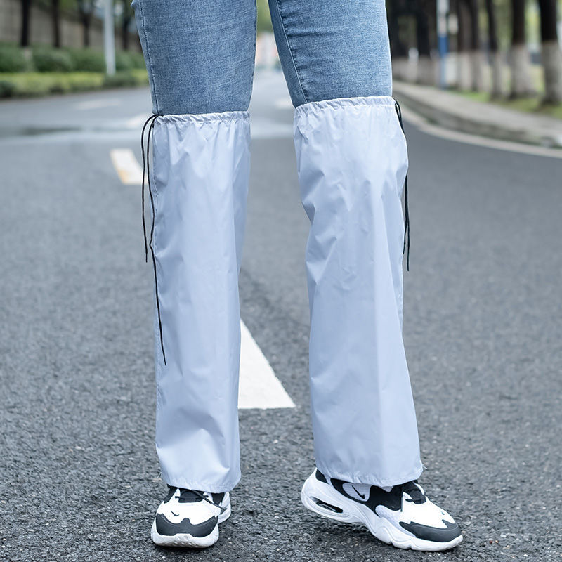 防水脚套裤腿套成人裤套防脏儿童男女孩子学生单条雨裤裤管套腿用|ms