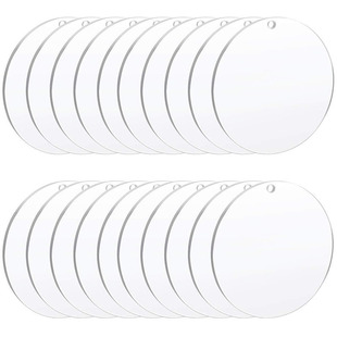 Cross-border special for transparent acrylic disc round base acrylic disc plexiglass blank accessories cutting