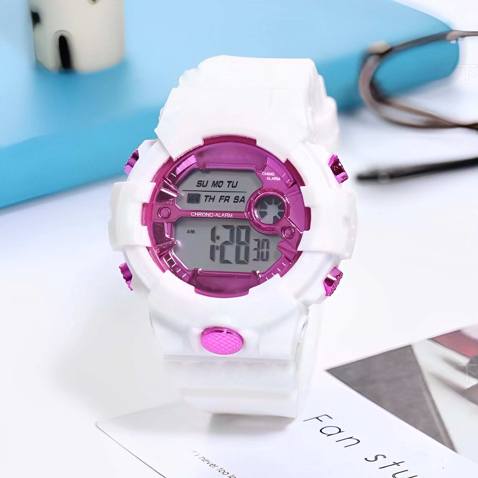 Children's Unicorn Watch, Youth Couple's Fashionable Trendy Sports Multi-Functional Luminous Led Digital Watch