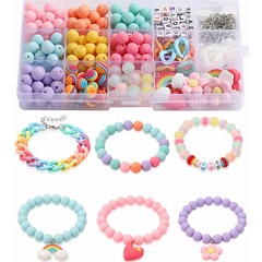 Cross-border bestseller Amazon hot item DIY girls' bracelet accessories material kit Chain beads DIY bracelet