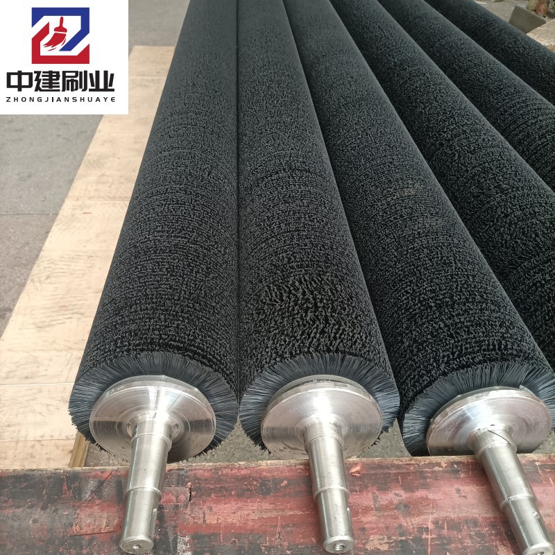 Maquinaria de producción Rodillo de alambre pulido derusting rodillo de cepillo de dibujo rodillo de alambre de cobre pulido abrasivo Cepillo de rodillo de alambre Desbarbado