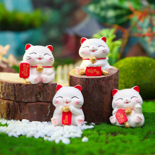 厂家新款桌面猫汽车摆件个性中控台公仔车载装饰品内饰品