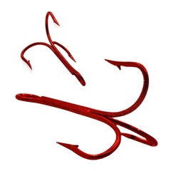 Liegao Luya three-hook anchor fish hook wholesale cross-border fish hook with barbed three-anchor hook electroplated high carbon steel fishing gear