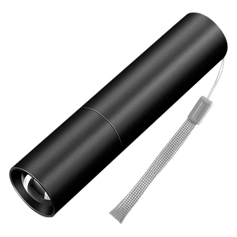 Фонарик с ярким светом, миниатюрный, перезаряжаемый, сверхъяркий, многофункциональный для домашнего использования, карманный, с регулируемой фокусировкой, детский маленький фонарик.