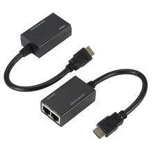 30米HDMI延长器HDMI转rj45双网线延长线hdmi信号传输器高清转换器