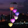 new pattern solar energy Wind chime Hummingbird Rice star Moon butterfly heart-shaped Dragonfly Decorative lamp Solar Lights