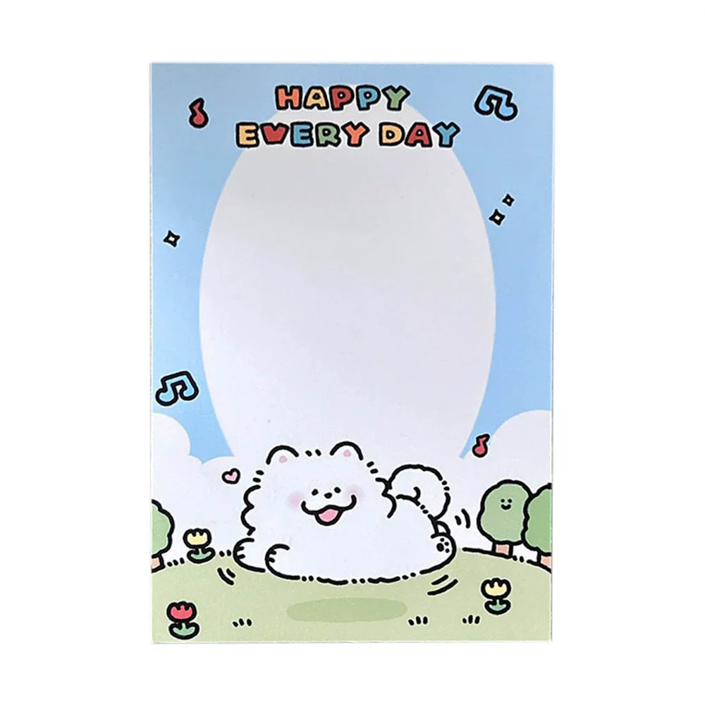 Card Tengyi licensed cute puppy foldable head & back card, gift packaging, 14×9.5 cm