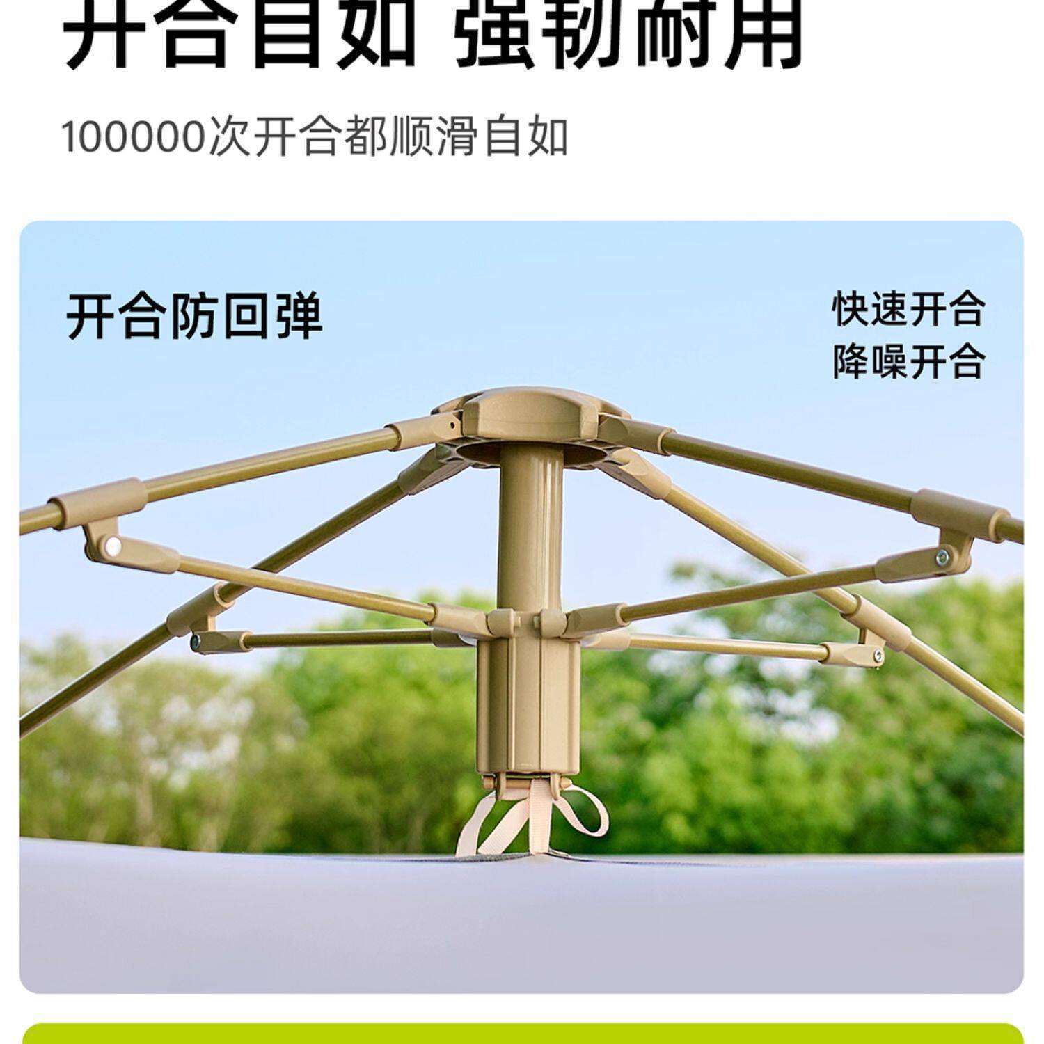 Outdoor Tent for Camping, Lightweight, Quick-Open in One Second, Thickened, Sun Protection, Rainproof, Beach Picnic Camping Tent