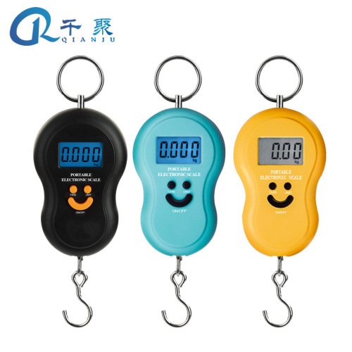 50kg backlit hoist portable scale portable home electronic scale express package hook scale fishing weighing scale