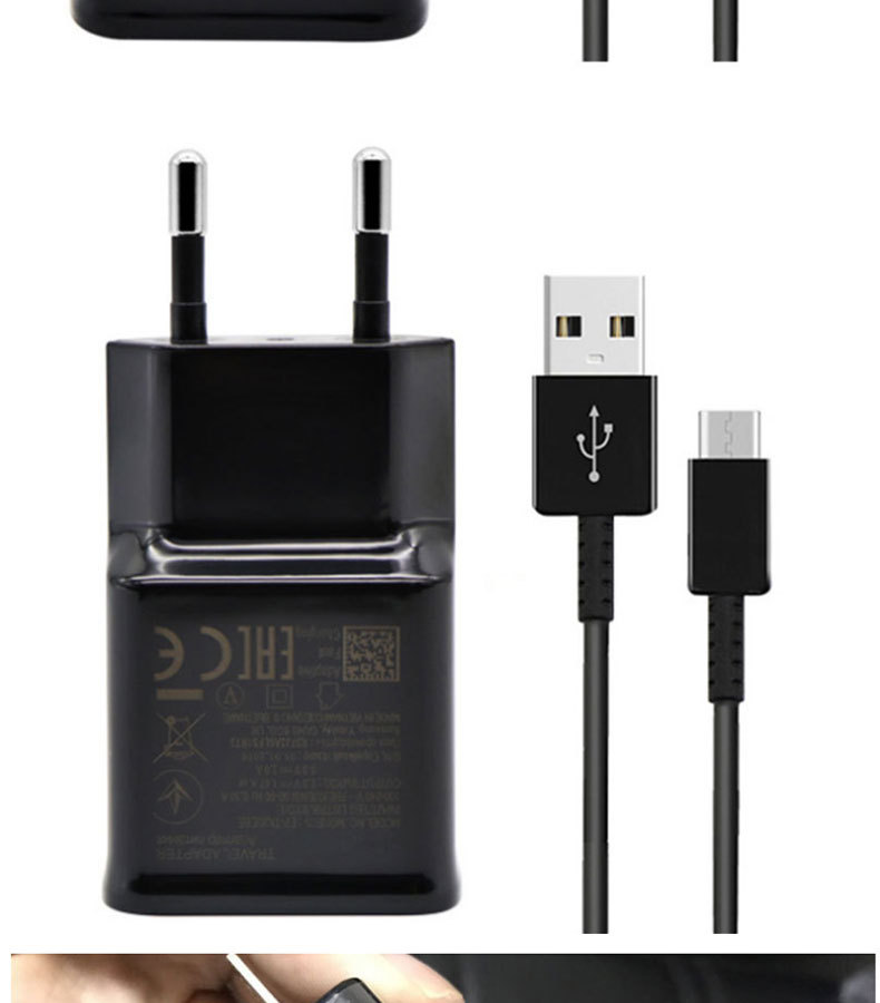 S8快充充电器适用于三星S6_S8_S9_10快充充电头QC