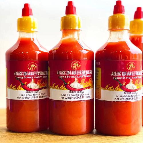 Bulk wholesale of Vietnam Yue Lien City garlic chili sauce 500g condiment dipping sauce whole box better discount