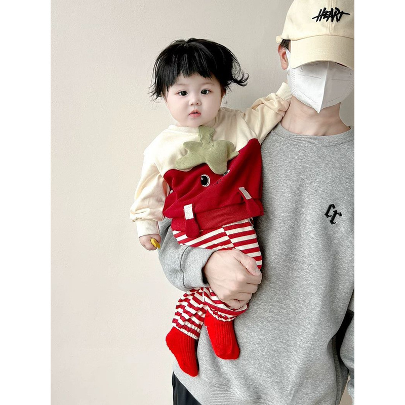 女童卫衣套装女宝宝衣服2025新款早秋小女孩秋装洋气运动上衣裤子|undefined