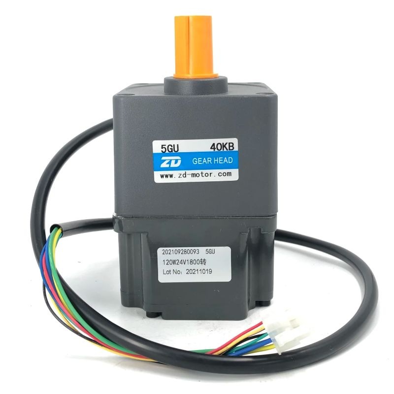 Z5BLD120-24GU-18S-5GU40KB中大ZD直流无刷齿轮减速电机120W24V
