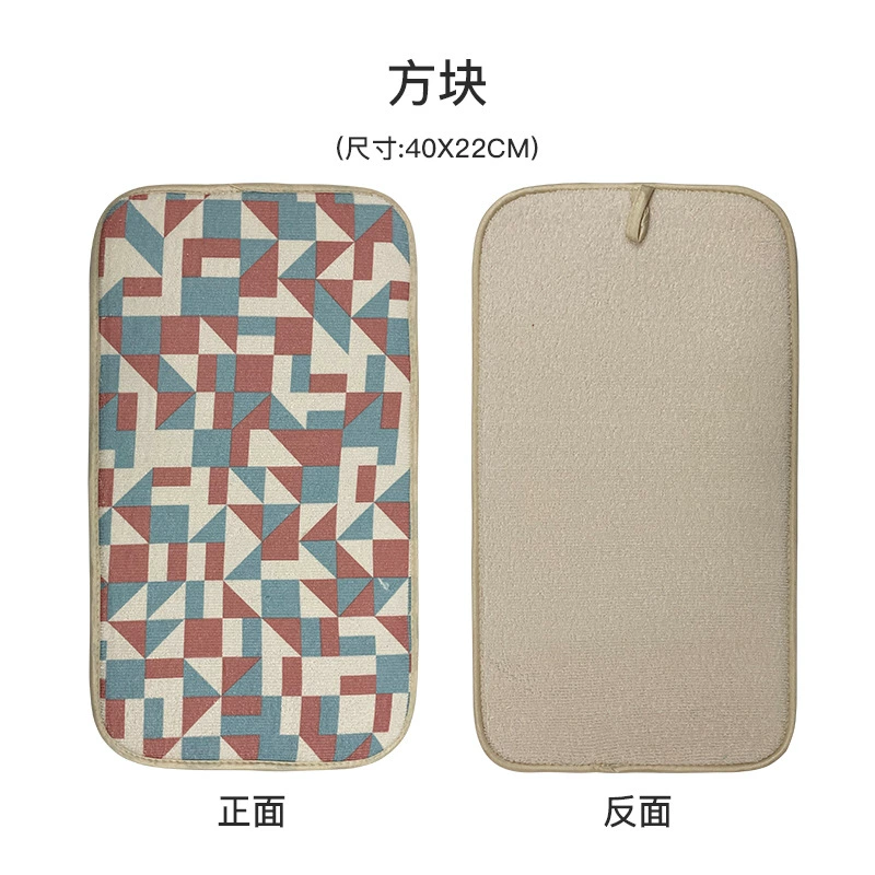 Double-sided hygienic tableware, drying rack, increased thickness, water absorbent