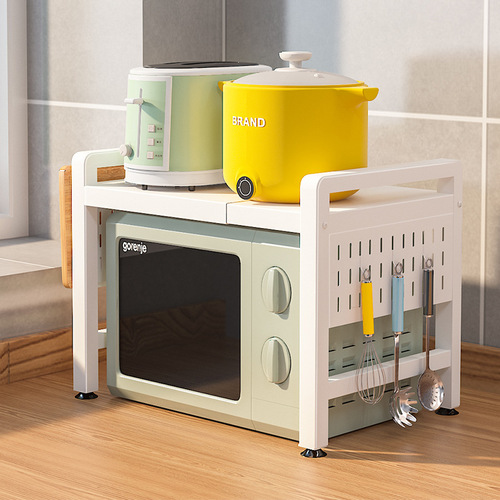 Kitchen rack microwave oven rack pot rice cooker household multi-functional double-layer countertop storage bracket