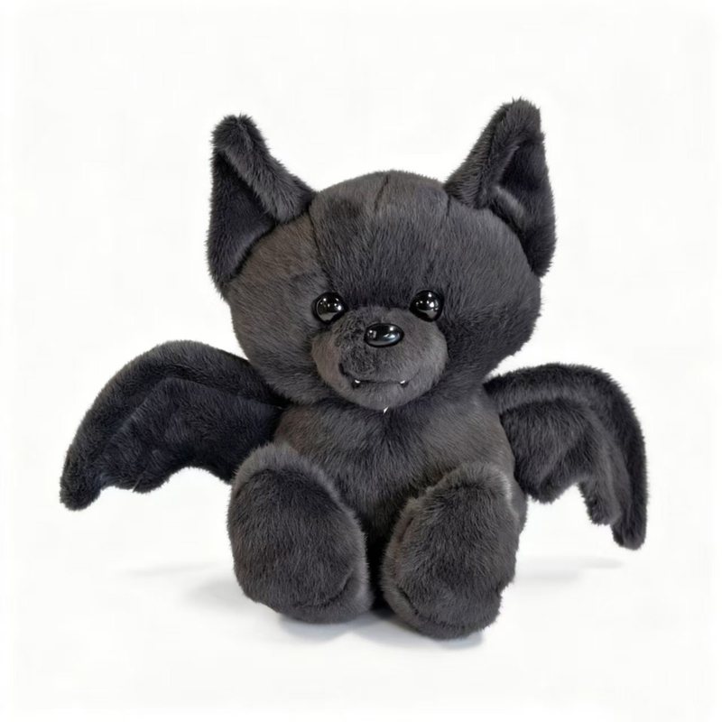 跨境新款万圣节Bat Stuffed Animal蝙蝠毛绒玩具熊娃娃公仔玩偶|undefined