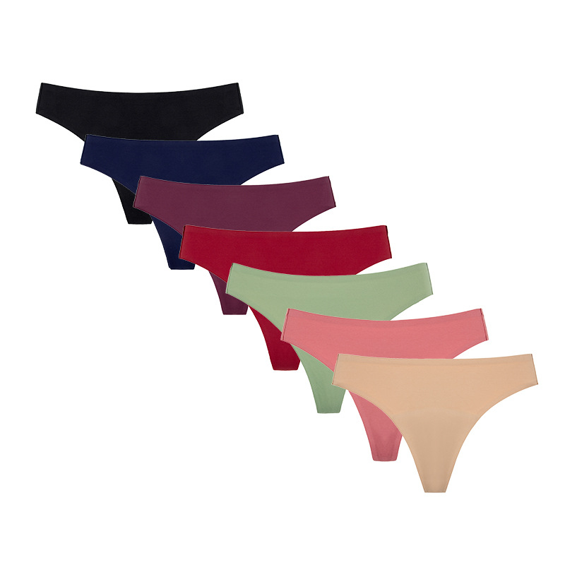 Comercio exterior transfronterizo europeo y americano más tamaño de cuatro capas a prueba de fugas ropa interior menstrual adhesivo sin costuras yoga deportes fisiológico Tanga