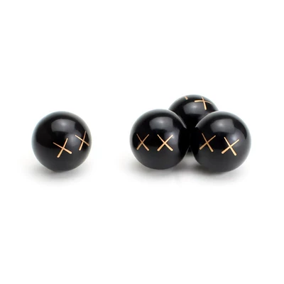 valve — Valve Core Covers, Personalized Decoration - xx-eyes-4-pack-ball-valve-cap