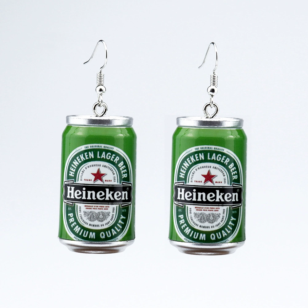 Creative fashionable brand earrings, accessory, Cola