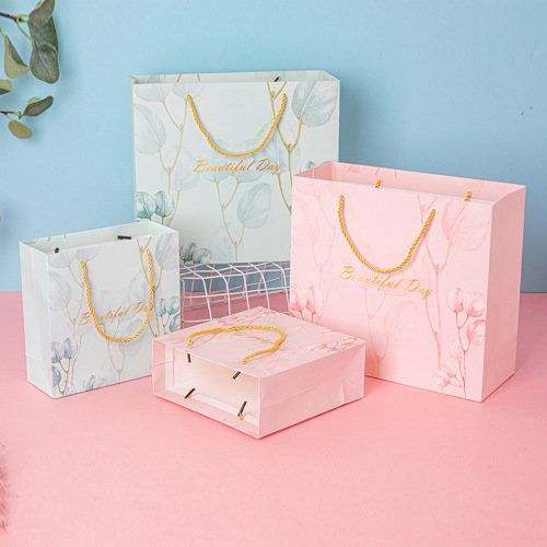 Xianfa green gift bag universal gift bag clothing cosmetics packaging bag gift bag wholesale