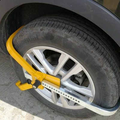 Tire Lock, Easy-To-Use Small: Car lock