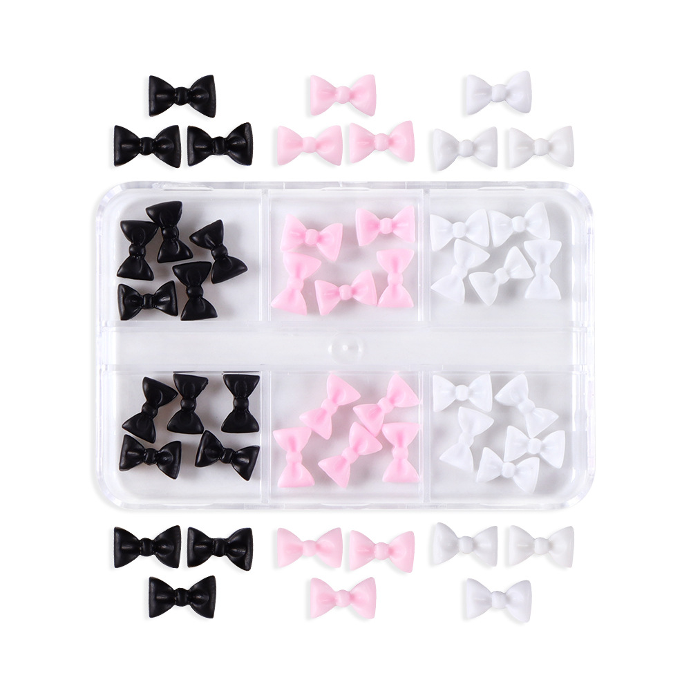 30 박스 단색 나비 넥타이 보석