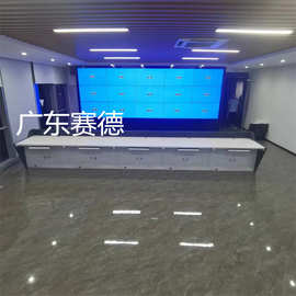 双联三联四联五联多联监控操作台 办公会议桌 指挥中心调度台工作