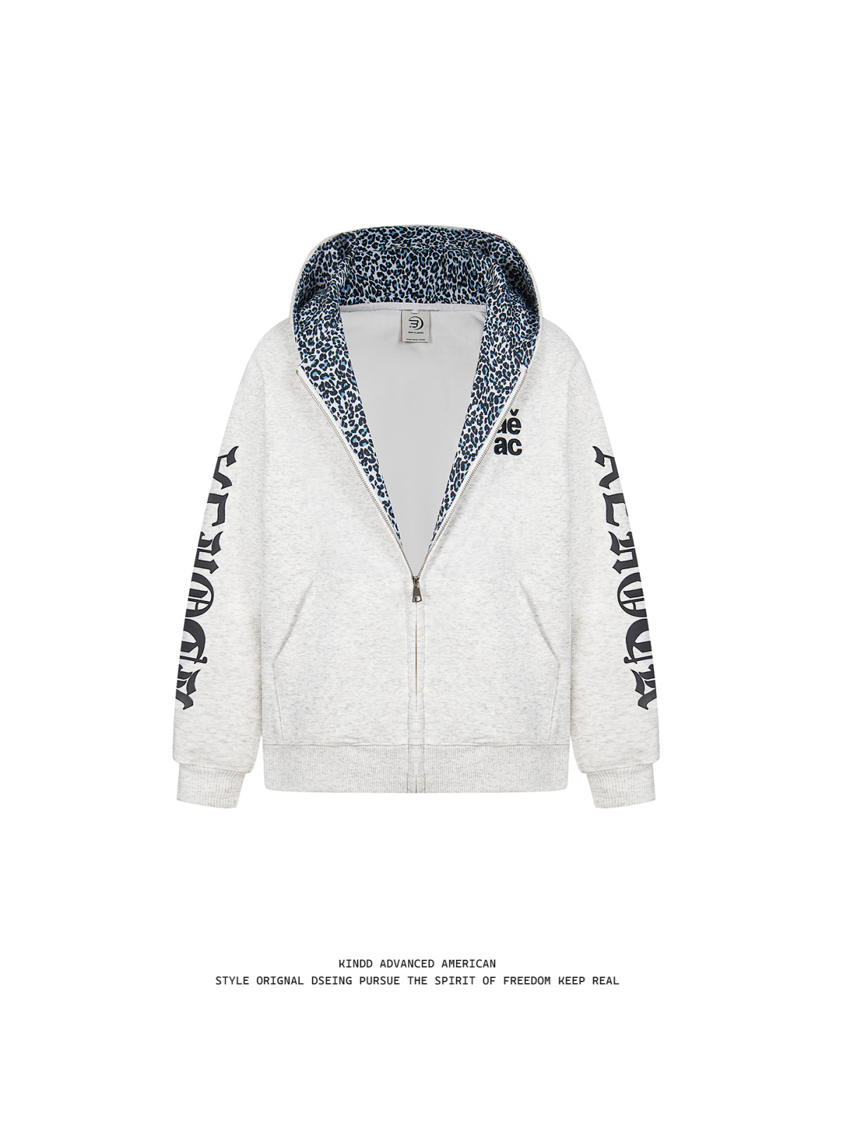 跨境新款卫衣港风宽松简约连帽卫衣开衫男女同款潮流帅气百搭黑色