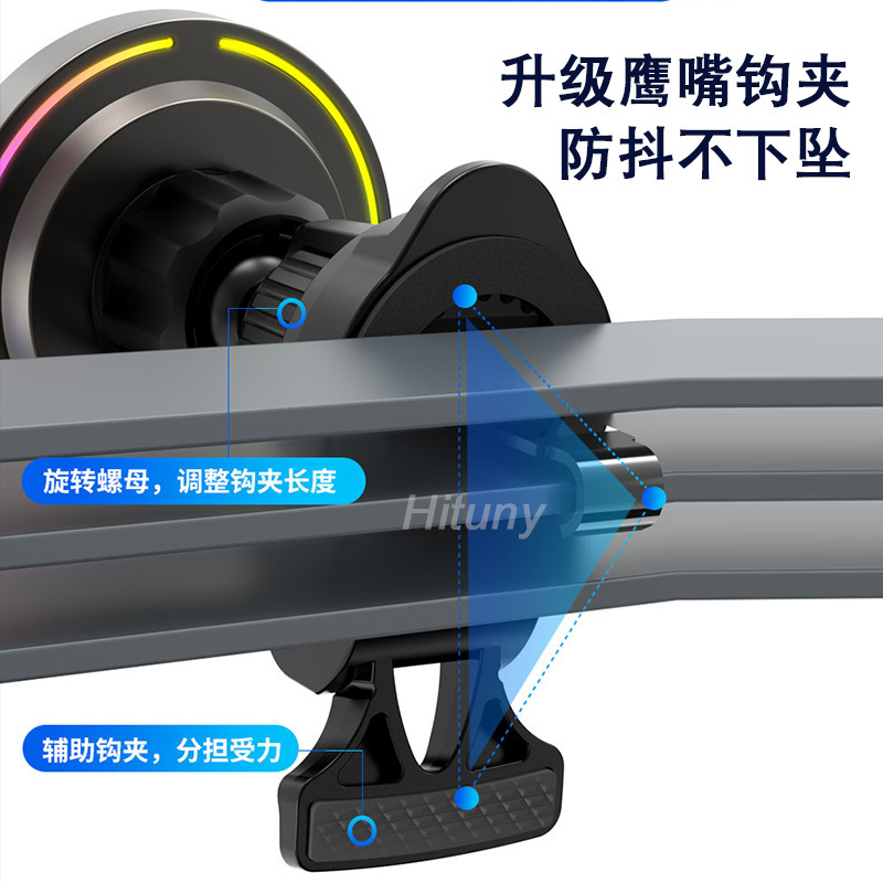 新型亜鉛合金製車載磁気ワイヤレス充電スタンド magsafe対応 Apple 17車載ワイヤレス充電器用|undefined