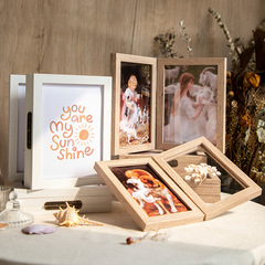 Wholesale photo frame setting photo combination 6 inches 7 inches 8 foldable double-sided screen photo album frame creative photo frame