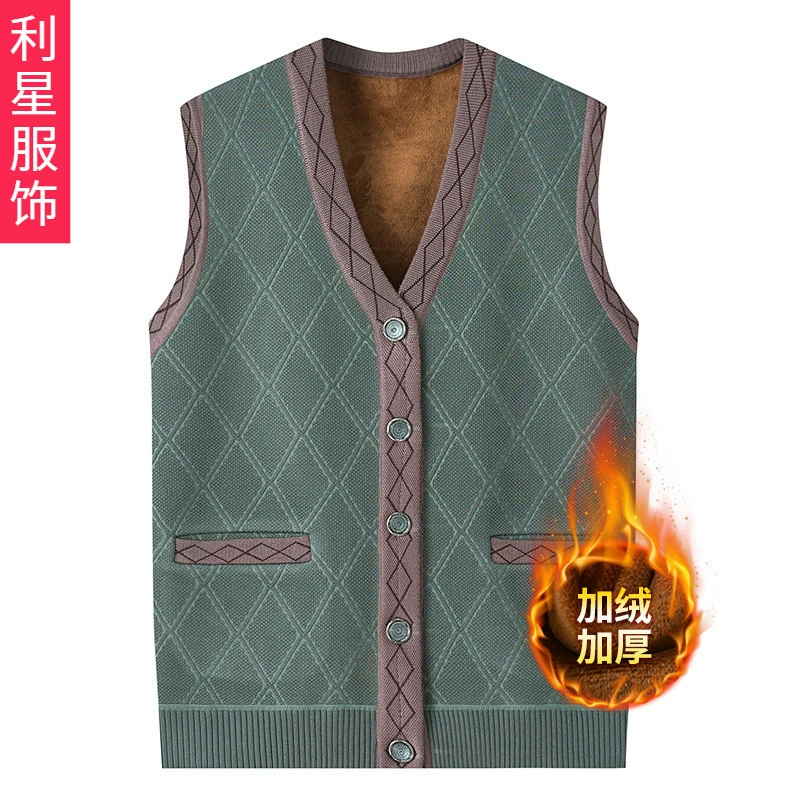 Свободный жилет-свитер для женщин среднего и пожилого возраста, мама, весна и осень, жилет для старой бабушки, жилет для старой леди, женский кардиган, одежда