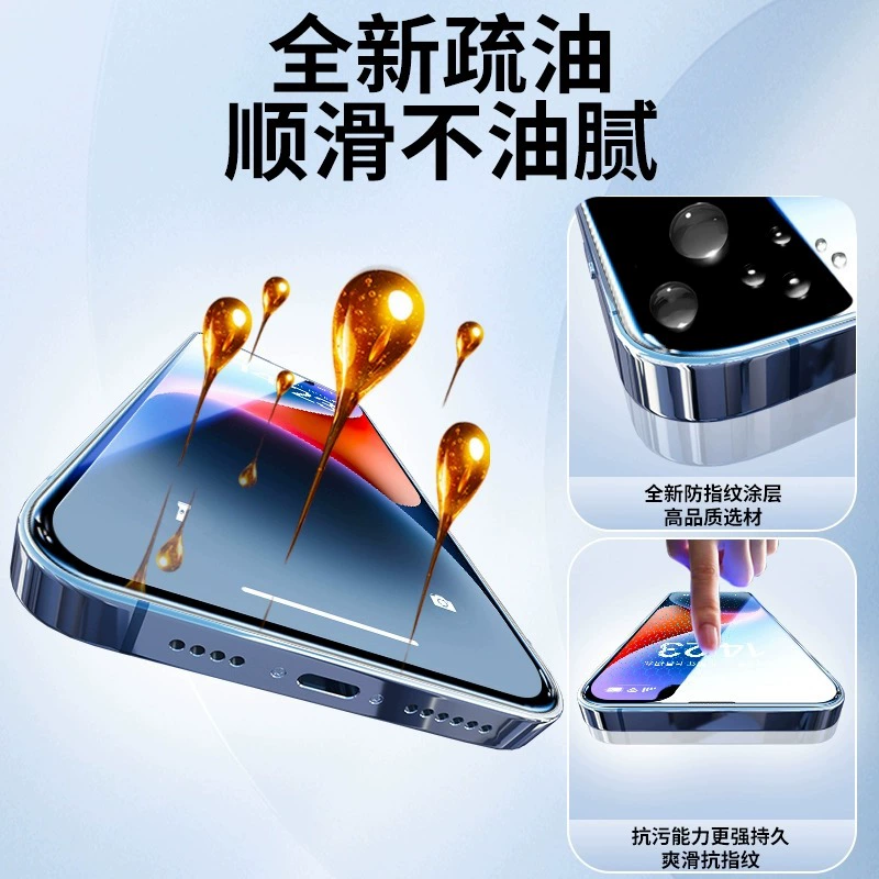 Подходит для 16 Apple 15 пылевая пустая складская рамка iphone 14 promax защита экрана 13 полное стекло 12 антишпион XR