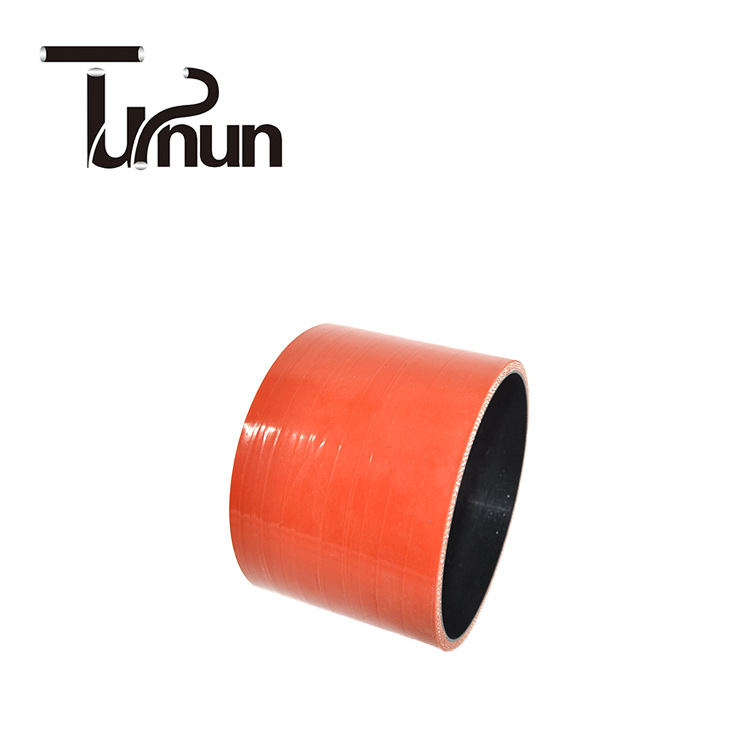 短直硅胶管红色四层夹布硅胶管内径51mm硅胶管