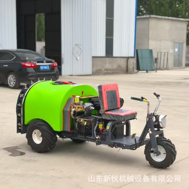 乘坐式风送喷雾机 300L三轮果园打药机 12马力自走式柴油喷药车