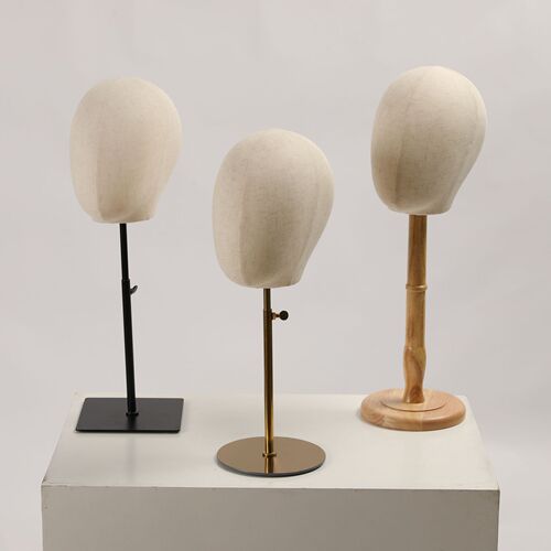 Hat rack model head fake human head hat stand fake hair earrings display pin head model bride head decoration display hat