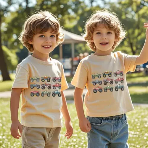 Amazon's Best-Selling Printed Children's T-Shirt, Summer Loose Casual Top, Fashionable Breathable Soft Short-Sleeved Shirt for Boys and Girls