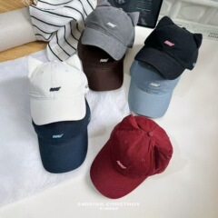 银汉小猫耳朵鸭舌帽可爱时尚棒球帽子女韩版休闲百搭显脸小