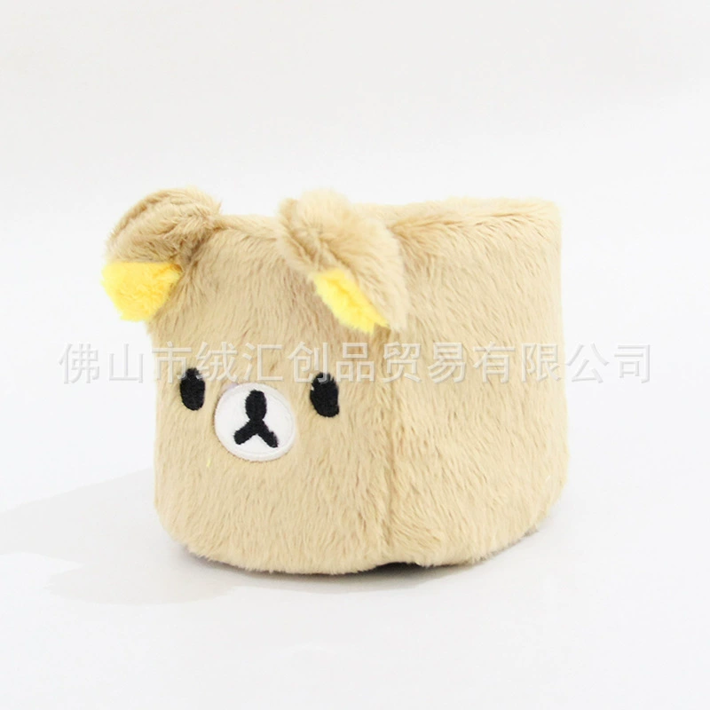 Мягкий пенал Rilakkuma, кавайный косметичка и кошелёк, набивка ПП-вата