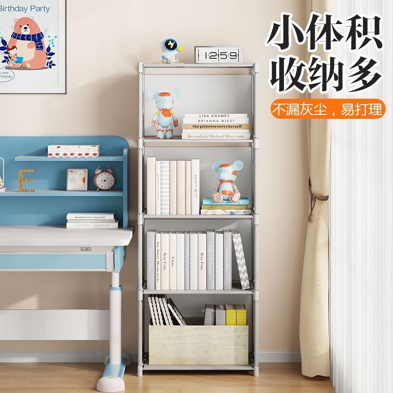 Estantería de pie para libros, estantería de almacenamiento para estudiantes, escritorio, estantería infantil, estantería pequeña de escritorio, estantería de almacenamiento simple y moderna