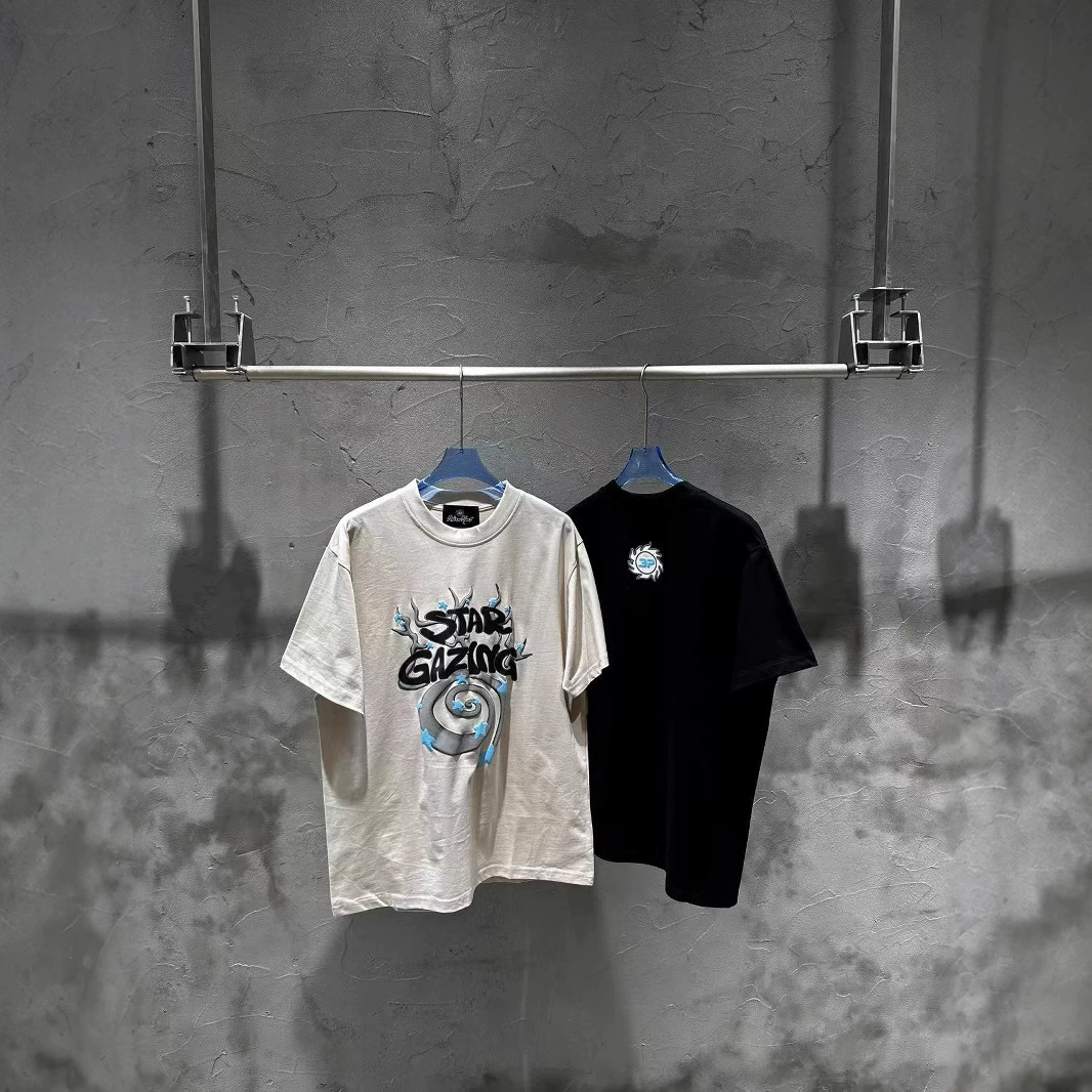 (Cross-border trading), short sleeve T-shirt hip-hop style for men and women, loose fit