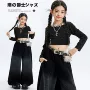 演出长袖露脐春季表演服