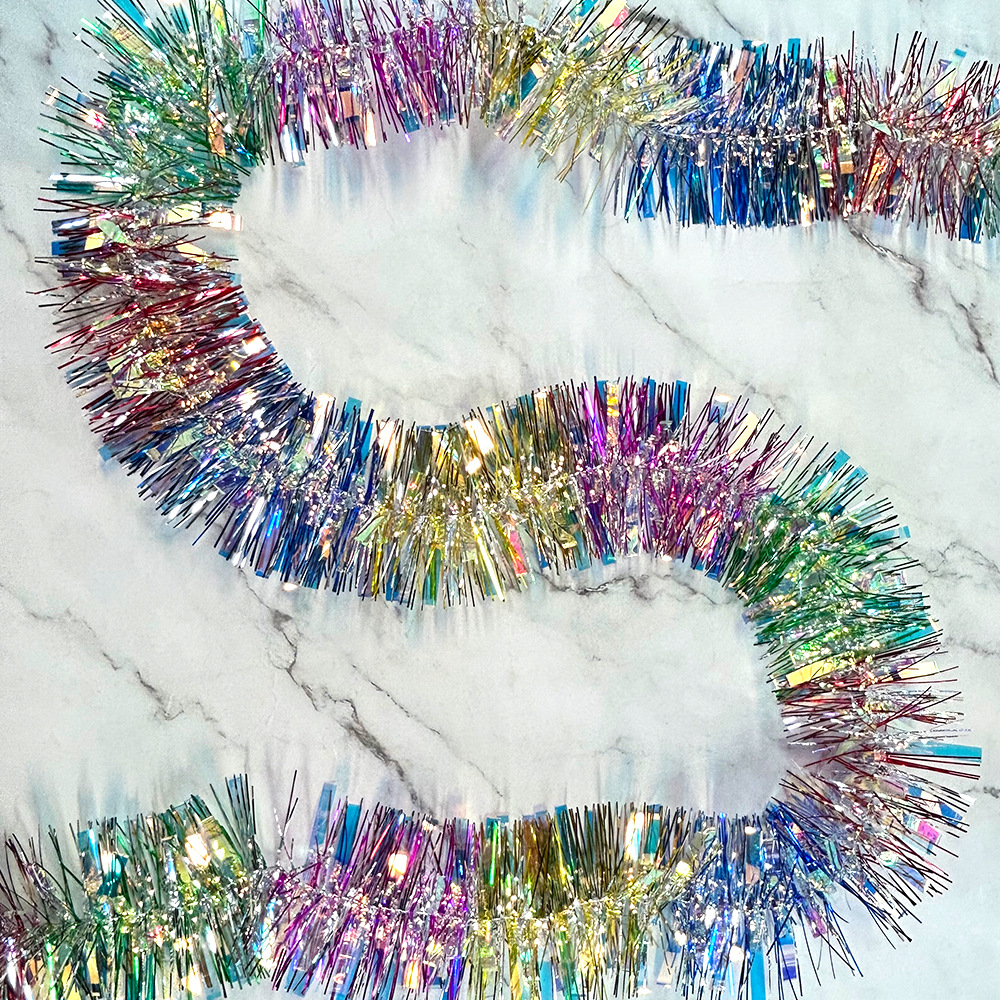 Colorido oro de lana alargada cinta de colores suministros de boda Día de los niños cumpleaños Navidad boda escalera decoración del aula