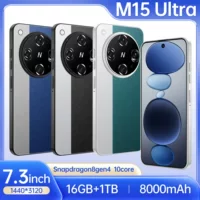Новый кросс-бортовой M15 Ultra Android все-в-одном 16+1T умный 5G мобильный телефон источник производитель оптовая и дистрибуция